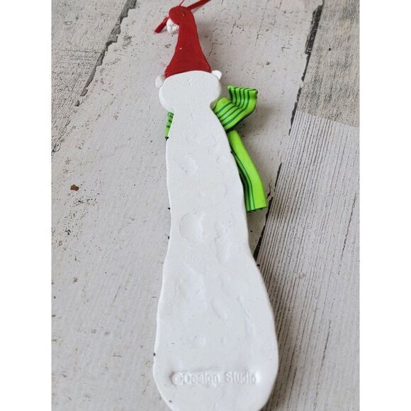 Snowman string lights scarf hat ornament Xmas decor - Picture 7 of 8